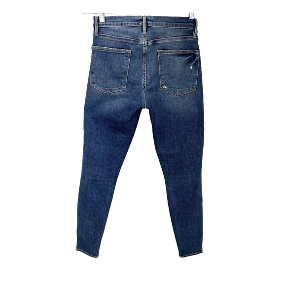FRAME Le High Skinny Stretch Jeans Sz 27 Mid Rise in Stanmore Blue - Picture 4 of 10
